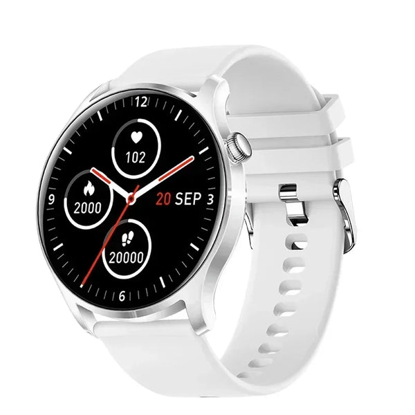 IAURA KC08 Smart Watch - Relógio Inteligente Full Touch Screen para Homens e Mulheres - Chamada Bluetooth, Lembrete de Mensagens, Rastreador de Fitness, Esportes